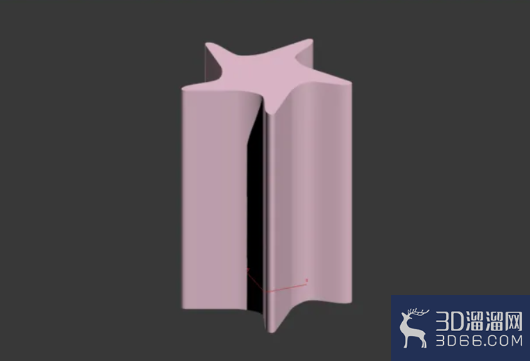 3Dmax如何制作双圆扭曲五角星椎体？