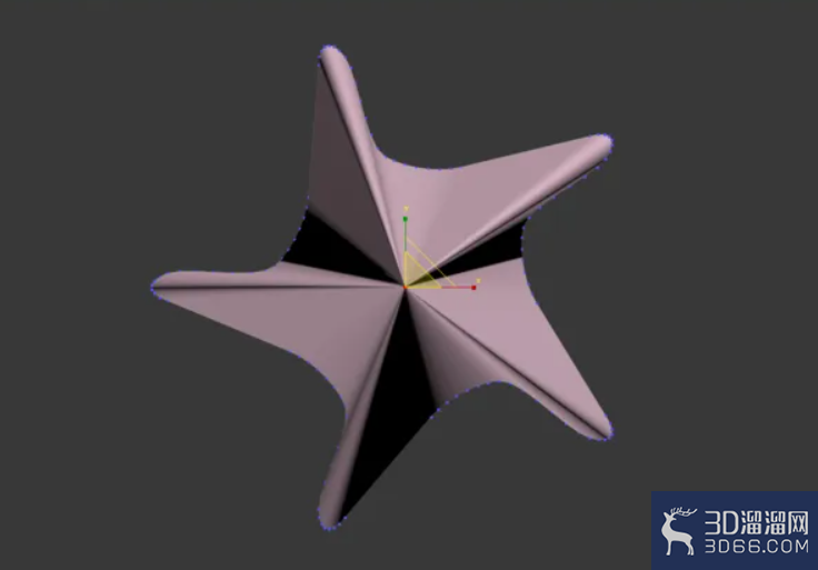 3Dmax如何制作双圆扭曲五角星椎体？