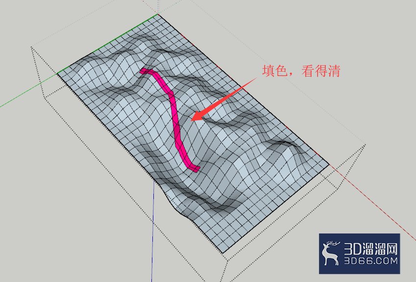 su草图大师怎么在复杂地形上铺路? su草图大师怎么在复杂地形上铺路?