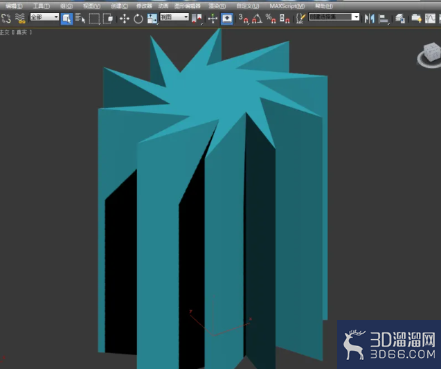 3Dmax如何制作十角扭曲星椎体? 3Dmax如何制作十角扭曲星椎体?
