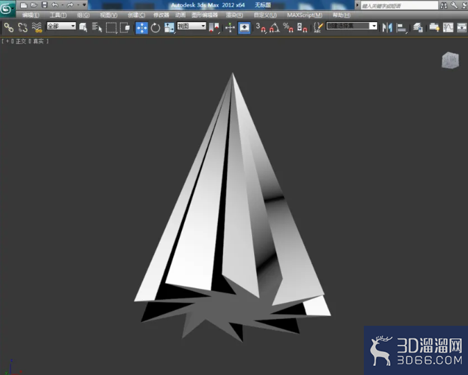 3Dmax如何制作十角扭曲星椎体? 3Dmax如何制作十角扭曲星椎体?