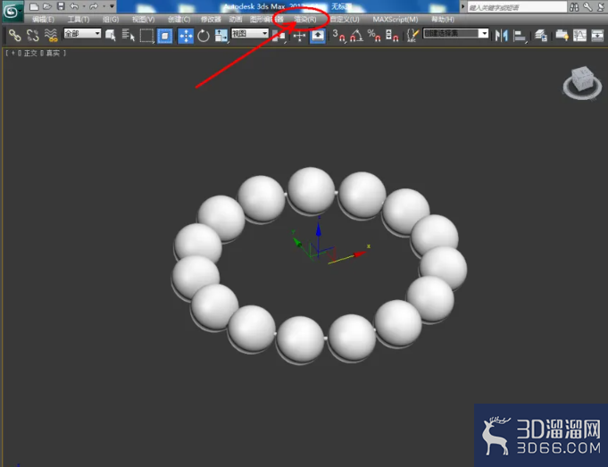 3Dmax如何制作缅花手链模型? 3Dmax如何制作缅花手链模型?