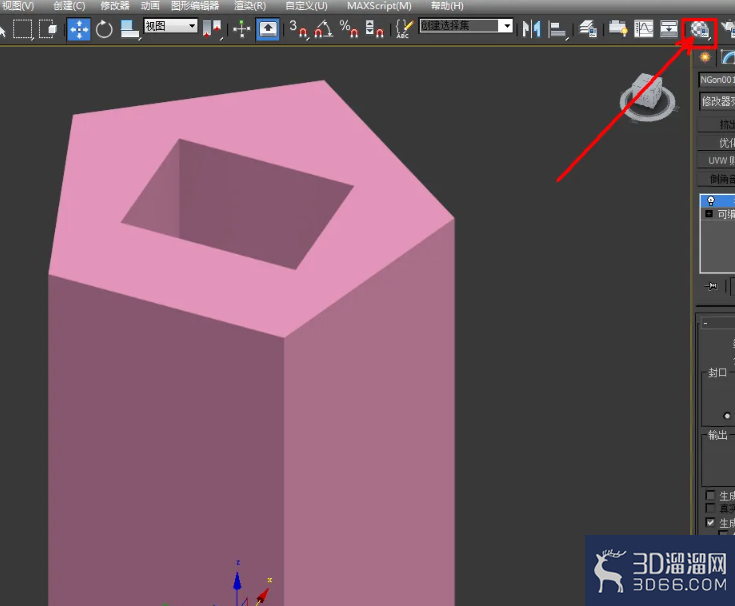 3Dmax如何制作镂空矩形五边柱? 3Dmax如何制作镂空矩形五边柱?