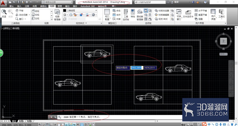 AutoCAD使用窗口缩放功能放大图形方法 AutoCAD使用窗口缩放功能放大图形方法