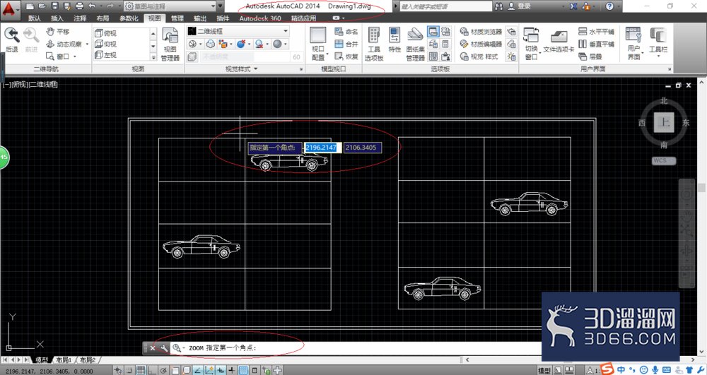 AutoCAD使用窗口缩放功能放大图形方法 AutoCAD使用窗口缩放功能放大图形方法