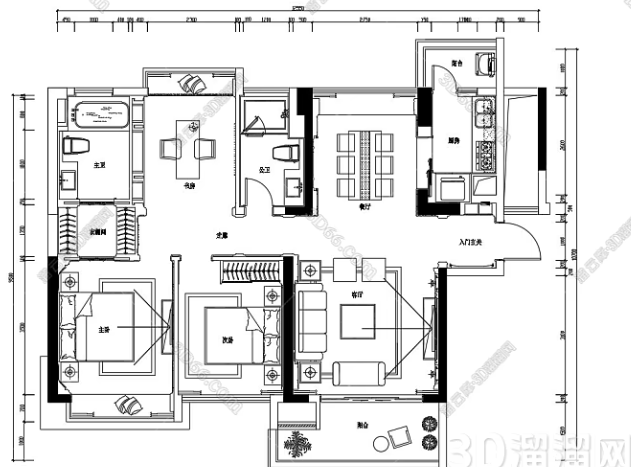 cad家具布置如何合理? cad家具布置如何合理?