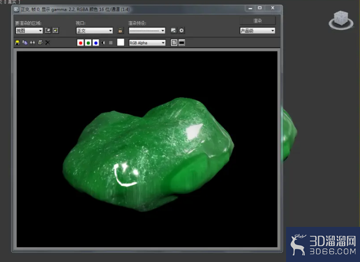 3Dmax如何设置翡翠材质？