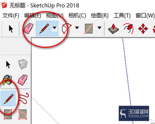 草图大师(su)直线工具使用方法 草图大师(su)直线工具使用方法