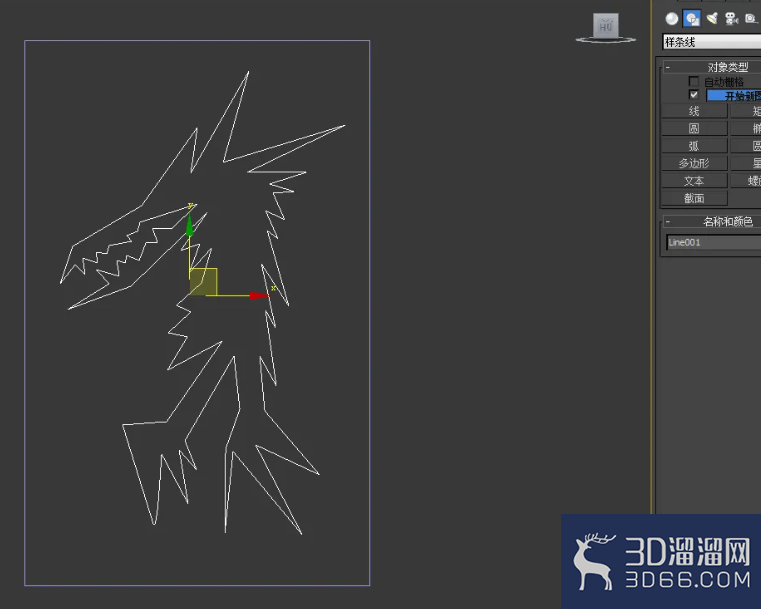 3Dmax模型自定义图案挤出教程 3Dmax模型自定义图案挤出教程
