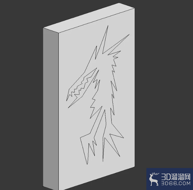 3Dmax模型自定义图案挤出教程 3Dmax模型自定义图案挤出教程