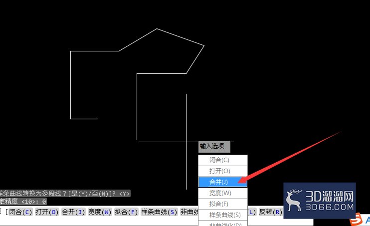 AutoCAD多段线的合成方法 AutoCAD多段线的合成方法