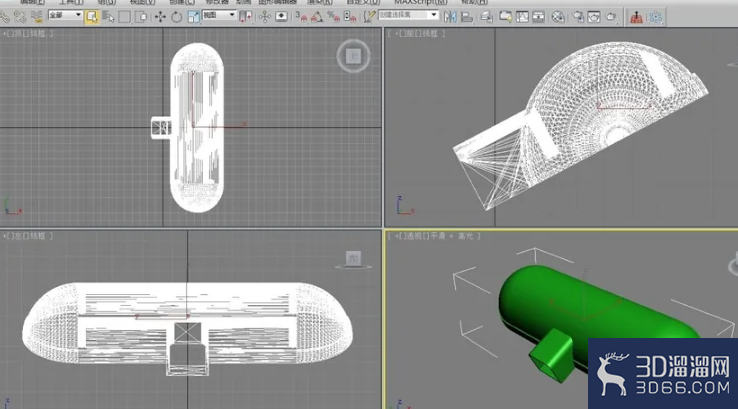 3dMax怎么导入proe的文件渲染？