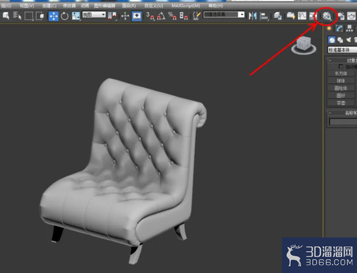 3Dmax如何设置布纹材质？