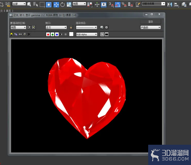 3Dmax如何设置红宝石材质? 3Dmax如何设置红宝石材质?