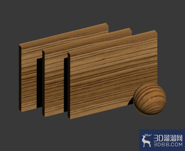 3Dmax如何设置黄檀材质？
