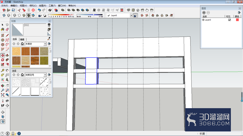 SketchUp如何制作床尾模型? SketchUp如何制作床尾模型?