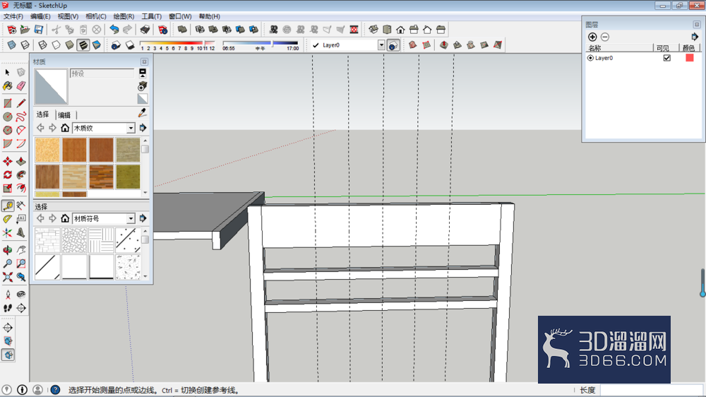 SketchUp如何制作床尾模型? SketchUp如何制作床尾模型?