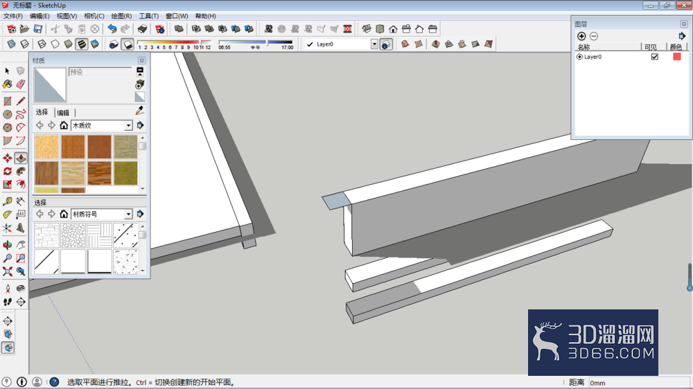 SketchUp如何制作床尾模型? SketchUp如何制作床尾模型?