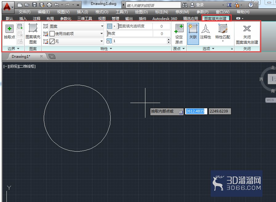 AutoCAD2014如何进行图形图案的填充? AutoCAD2014如何进行图形图案的填充?