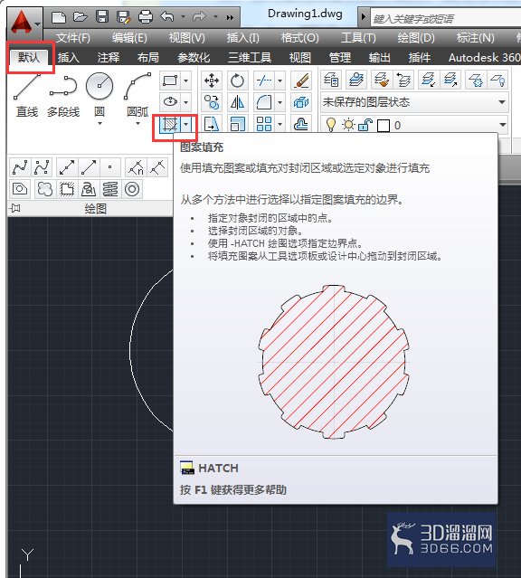 AutoCAD2014如何进行图形图案的填充? AutoCAD2014如何进行图形图案的填充?