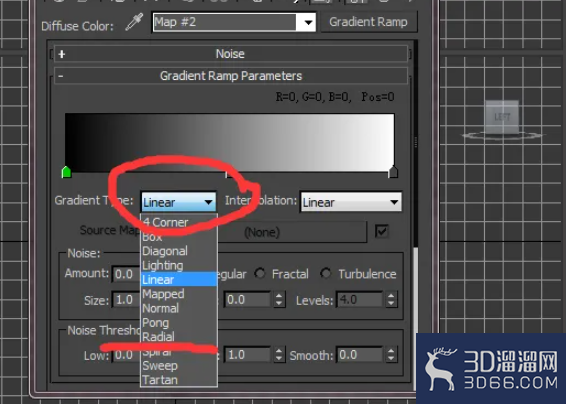 3Dmax中怎么做水墨运动的效果？