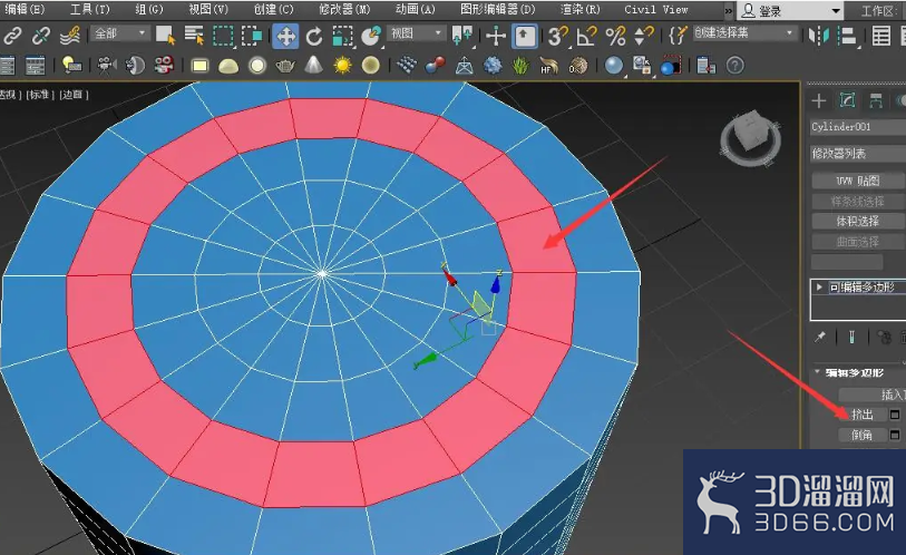 3Dmax怎么拉伸模型平面? 3Dmax怎么拉伸模型平面?