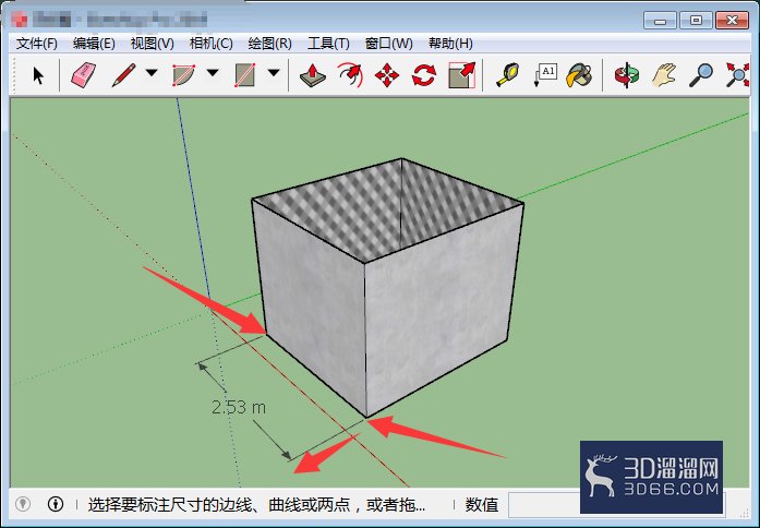 草图大师SketchUp怎么标注尺寸? 草图大师SketchUp怎么标注尺寸?