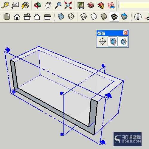 Sketchup剖切截面工具的用法 Sketchup剖切截面工具的用法