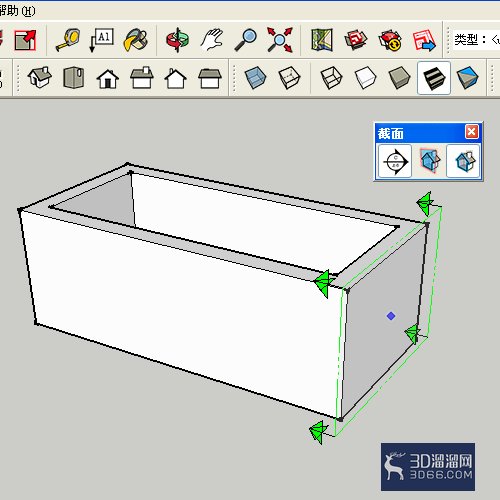Sketchup剖切截面工具的用法