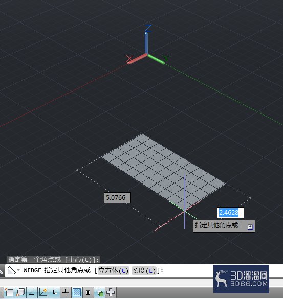 AutoCAD如何绘制楔体(三角形的实体模型)? AutoCAD如何绘制楔体(三角形的实体模型)?