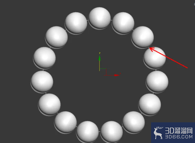 3Dmax如何制作绿祖母手链? 3Dmax如何制作绿祖母手链?