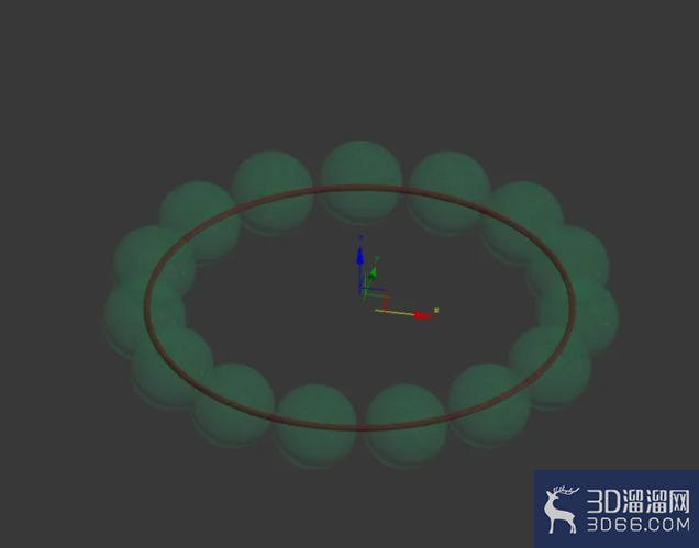 3Dmax如何制作绿祖母手链? 3Dmax如何制作绿祖母手链?