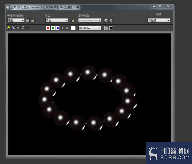 3Dmax如何制作黑酸枝手串？