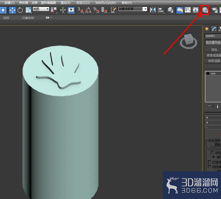 3Dmax图案印章制作教程 3Dmax图案印章制作教程