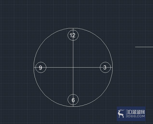 CAD中利用阵列工具制作简易表盘？