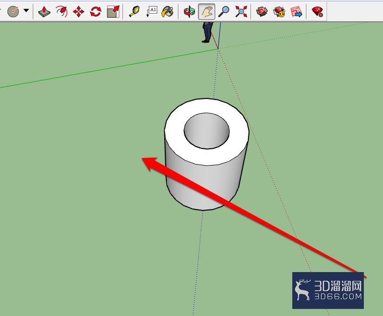 如何使用草图大师制作一个卷纸模型？