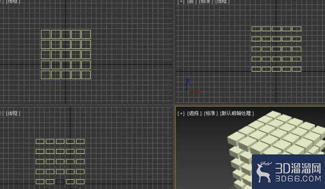 3dmax如何对物体进行矩形阵列? 3dmax如何对物体进行矩形阵列?