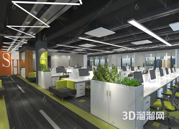 办公室装修设计的色彩与空间搭配