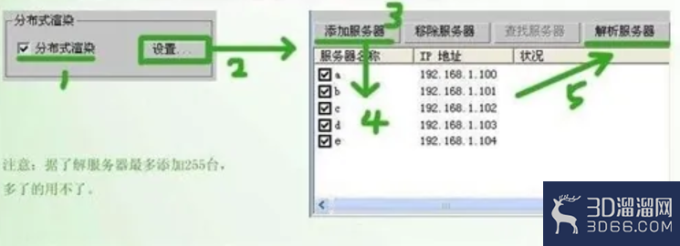 3dmax使用局域网进行联机渲染的操作步骤 3dmax使用局域网进行联机渲染的操作步骤