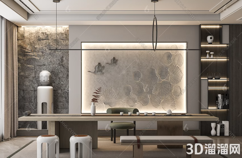 如何给3d模型增色？