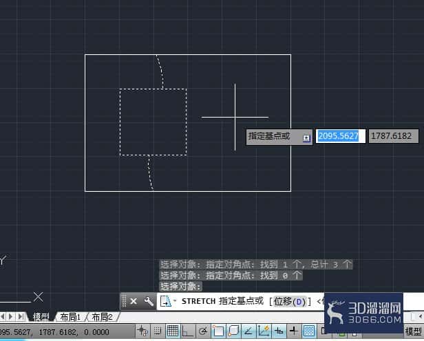 AutoCAD2014如何拉伸图形？