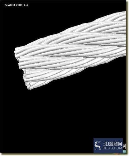 AutoCAD49股钢丝绳的制作方法