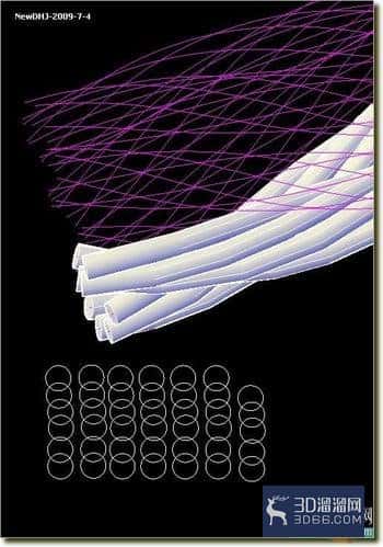 AutoCAD49股钢丝绳的制作方法