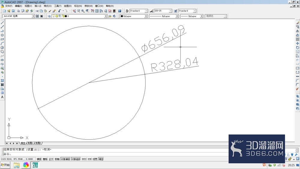 AutoCAD2007如何标注半径和直径？