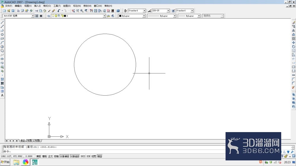 AutoCAD2007如何标注半径和直径？