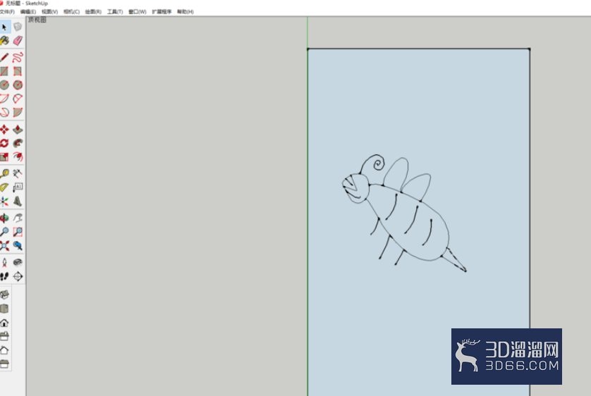 如何用sketchup画不规则弧线？