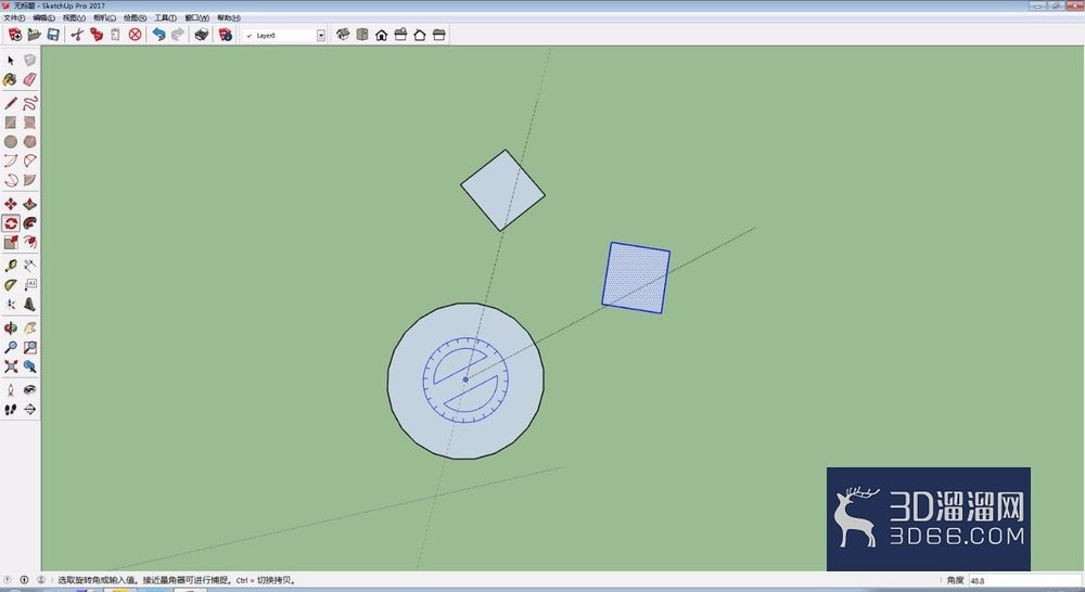 SU草图大师sketchup2017怎么进行环形复制? SU草图大师sketchup2017怎么进行环形复制?