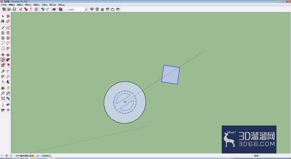 SU草图大师sketchup2017怎么进行环形复制? SU草图大师sketchup2017怎么进行环形复制?