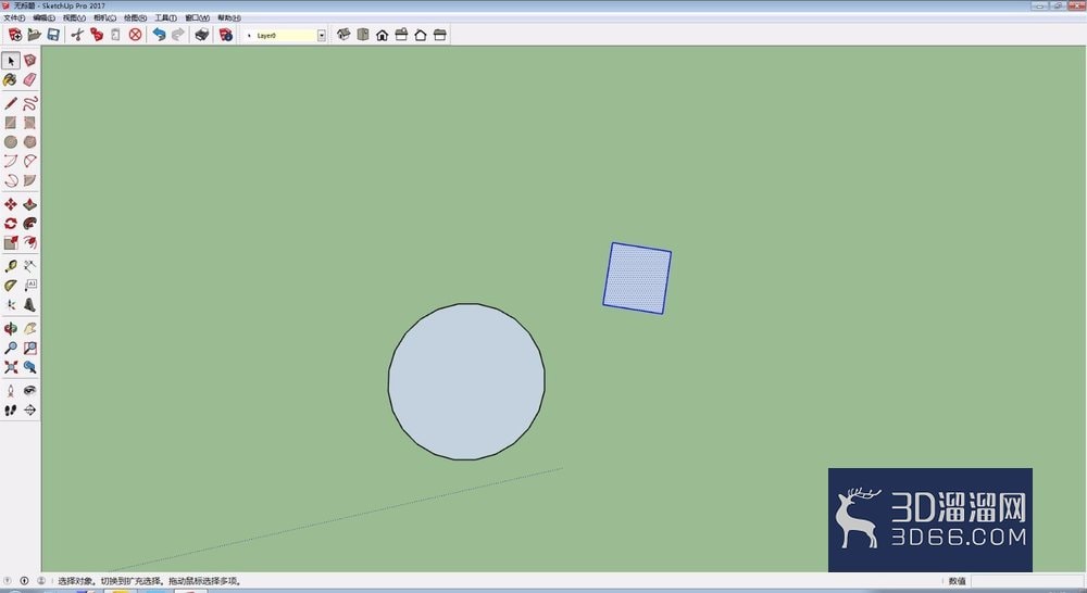 SU草图大师sketchup2017怎么进行环形复制? SU草图大师sketchup2017怎么进行环形复制?