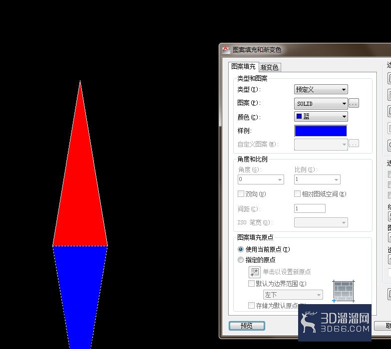AutoCAD如何画指南针？